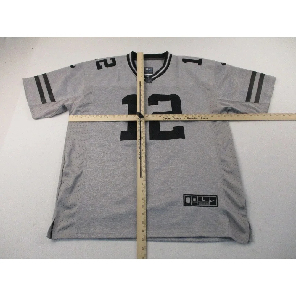 Nike Jersey Mens Large Gray Aaron Rodgers Green Bay Packers NFL Gridiron Limited
